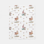 Bloemen Kwekerij print baby deken (Voorkant)