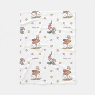 Bloemen Kwekerij print baby deken