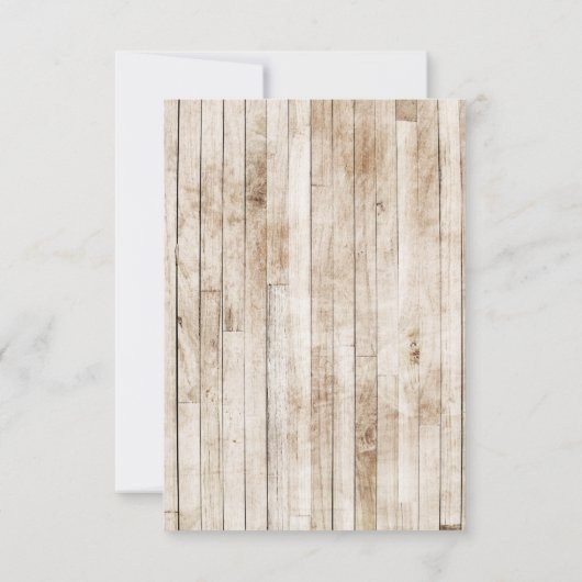 Bloemen Laarzen Cowboy Westers Menu Keuze RSVP Kaa Kaart (Achterkant)