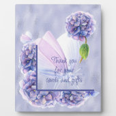 Bloemen Laat Uw Kaarten En Cadeaus Hier Fotoplaat (Voorkant)