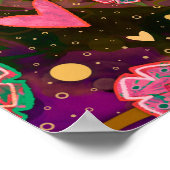 Bloemen Laatste Dag Vriendelijkheid Quote Inspira Poster (Hoek)