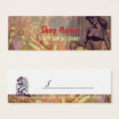  bloemen - Label koopwaar Mini Visitekaartjes (Voorkant /achterkant)