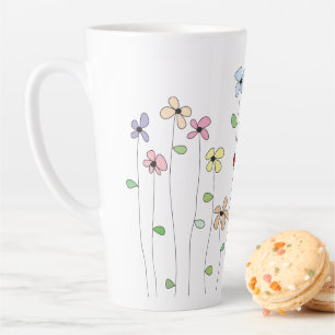 Bloemen & Ladybug Latte Mok