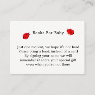  bloemen ladybugs kletsen torenhoge boeken voor Ba Informatiekaartje