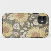 Bloemen Land Zonnebloem Tuin Geel Bruin Case-Mate iPhone Case (Achterkant (horizontaal))