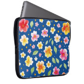 Bloemen Laptop Sleeve (Voorkant Rechts)