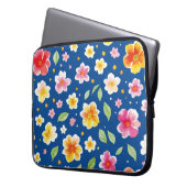 Bloemen Laptop Sleeve (Voorkant Links)