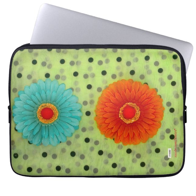 Bloemen Laptop Sleeve (Voorkant)