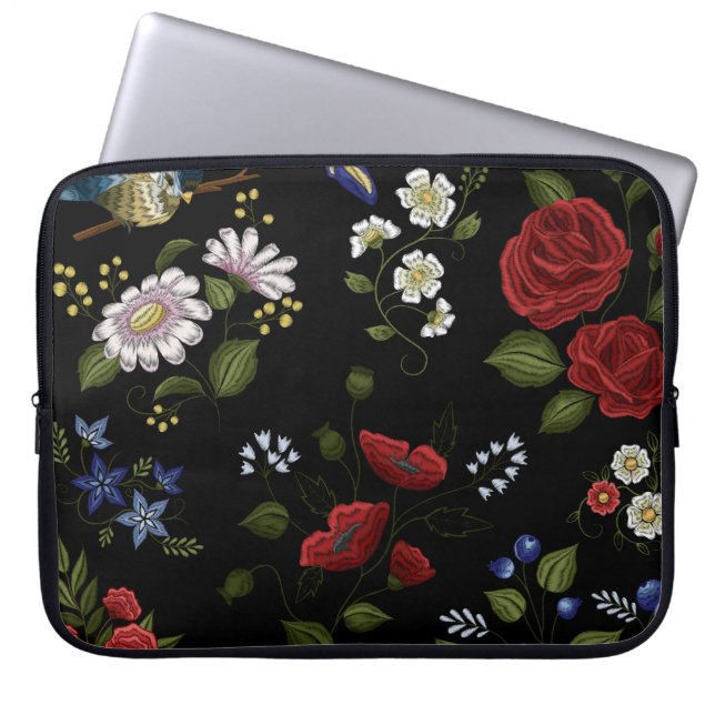 Bloemen Laptop Sleeve (Voorkant)