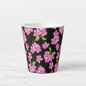 Bloemen Latte Mok (Voorkant)