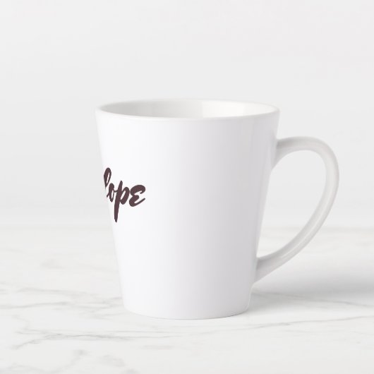 Bloemen Latte Mok (Rechts)