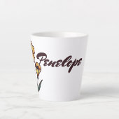 Bloemen Latte Mok (Voorkant)