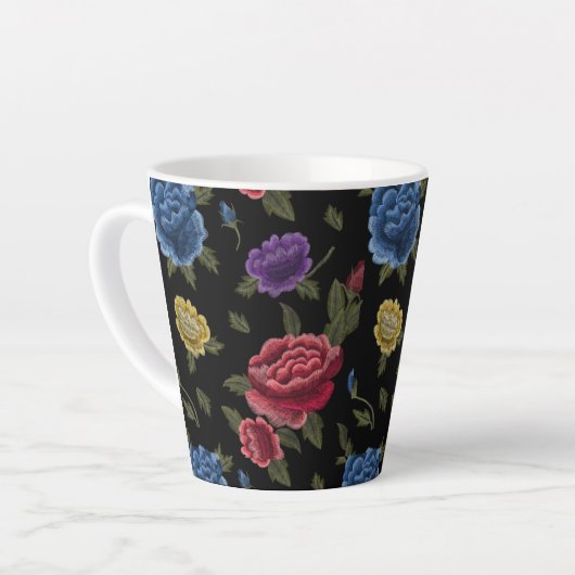 Bloemen Latte Mok (Linkerhoek)