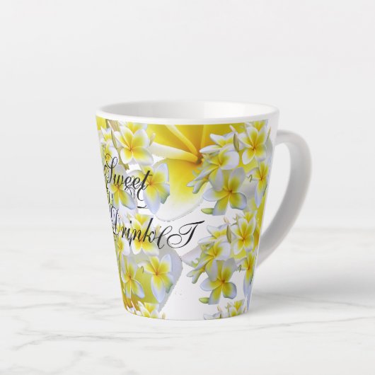 Bloemen Latte Mok (Rechterhoek)