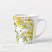 Bloemen Latte Mok (Rechts)