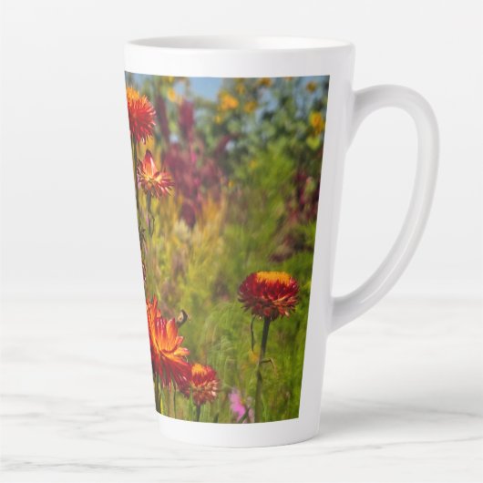 Bloemen Latte Mok (Rechts)