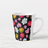 Bloemen Latte Mok (Rechts)