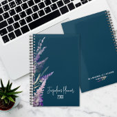 Bloemen Lavendel Blauw Botanisch Jaar Planner
