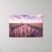 Bloemen | Lavender Southern France Canvas Afdruk (Voorkant)