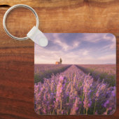 Bloemen | Lavender Southern France Sleutelhanger (Voorkant)