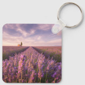 Bloemen | Lavender Southern France Sleutelhanger (Achterkant)