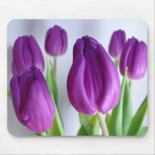 BLOEMEN:Lavender Tulips Muismat