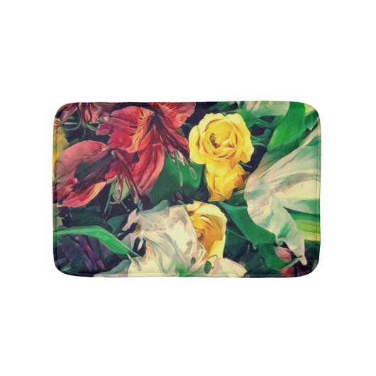 Bloemen Le Matin Badmat (Voorkant)