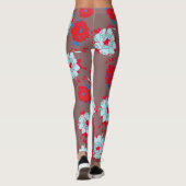 bloemen leggings (Achterkant)