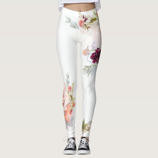 bloemen leggings (Voorkant)