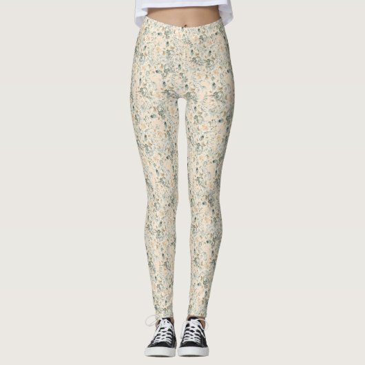   bloemen leggings (Voorkant)