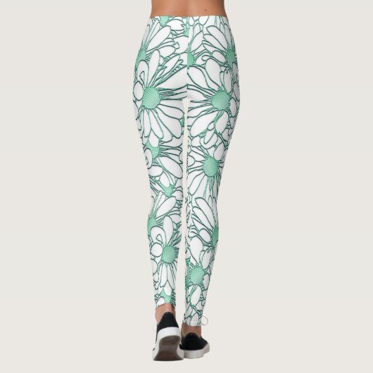Bloemen Leggings (Achterkant)