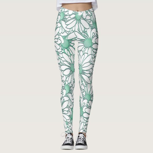 Bloemen Leggings (Voorkant)