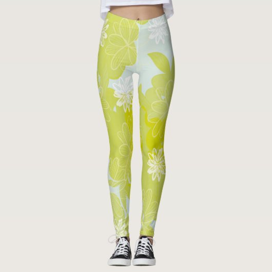 Bloemen Leggings (Voorkant)