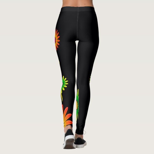 Bloemen Leggings (Achterkant)