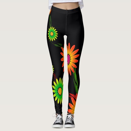 Bloemen Leggings (Voorkant)