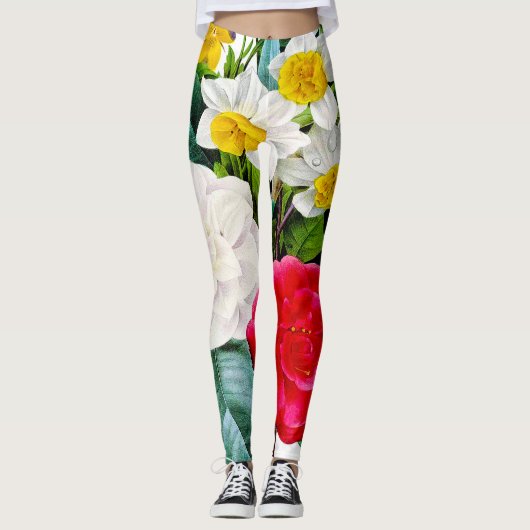  bloemen leggings (Voorkant)