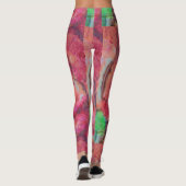 BLOEMEN LEGGINGS VAN DE KUNSTENAAR PAULA REILLY. (Achterkant)