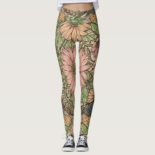 Bloemen Leggings van HAS Jewels (Voorkant)