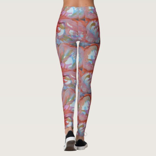 BLOEMEN LEGGINGS VAN PAULA REILLY. (Achterkant)