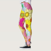 Bloemen Leggings voor vrouwen (Links)