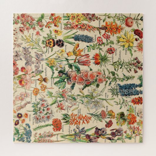 bloemen legpuzzel (Horizontaal)