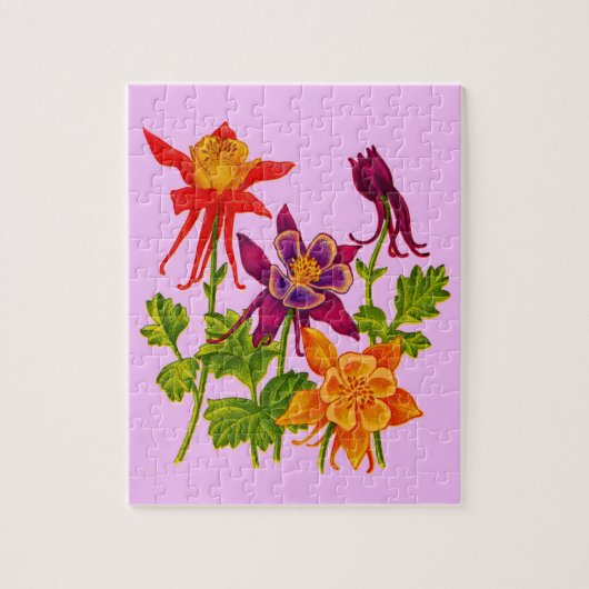 bloemen legpuzzel (Verticaal)