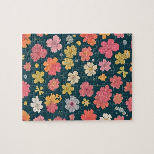 Bloemen Legpuzzel (Horizontaal)