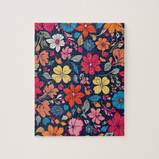 Bloemen Legpuzzel (Verticaal)