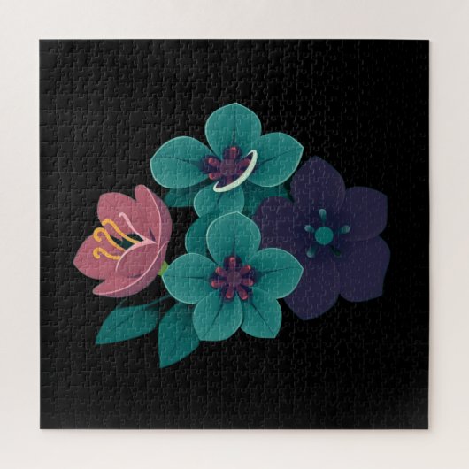 Bloemen Legpuzzel (Verticaal)