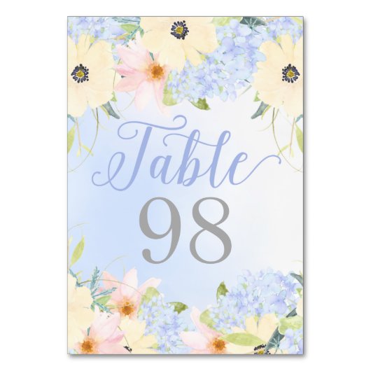 Bloemen  lente aangepaste bruiloft kaart (Voorkant)