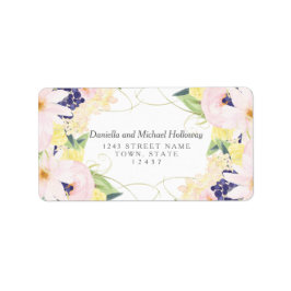 Bloemen  lente bruiloft etiket