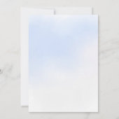 Bloemen  lente bruiloft kaart (Achterkant)