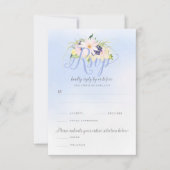 Bloemen  lente bruiloft RSVP (Voorkant)