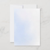 Bloemen lente bruiloft RSVP Kaartje (Achterkant)